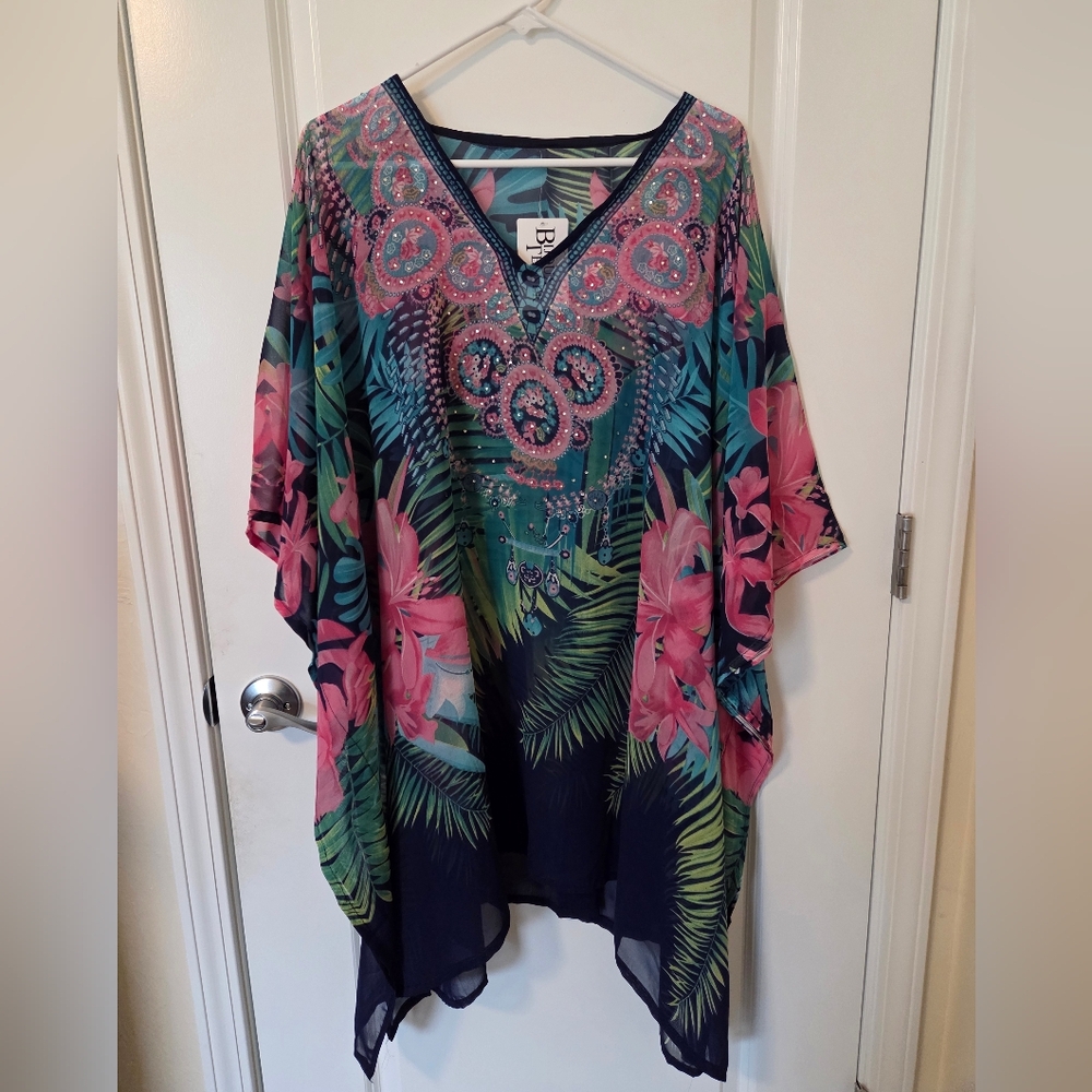 Bijoux Terner Tropical Swim Cover Up